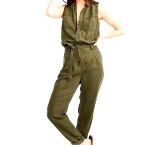 Abrocrombie&Fitch Olive  Green Women's Jumpsuit-size Small